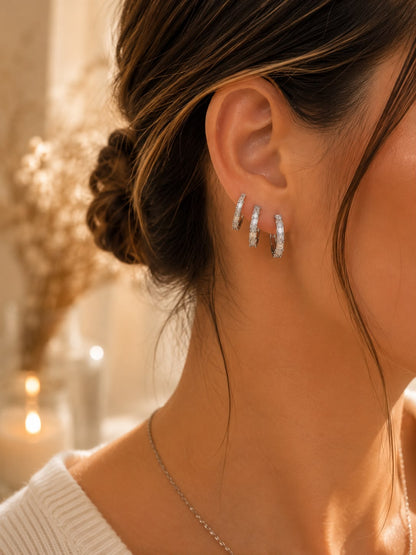 Pendientes Aurora Plata