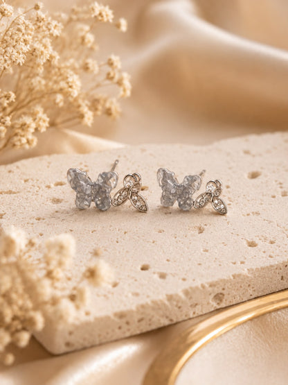 Pendientes Mariposa Cristal