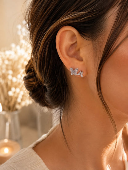 Pendientes Mariposa Cristal